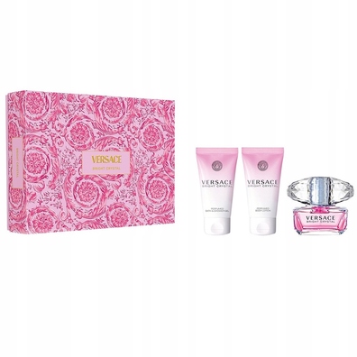 Versace Bright Crystal woda toaletowa 50 ml + Body Lotion 50 ml + Shower gel 50 ml