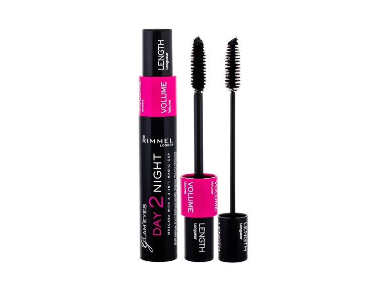 Rimmel London Day 2 Night Tusz do rzęs 001 Black 9,5 ml (1)