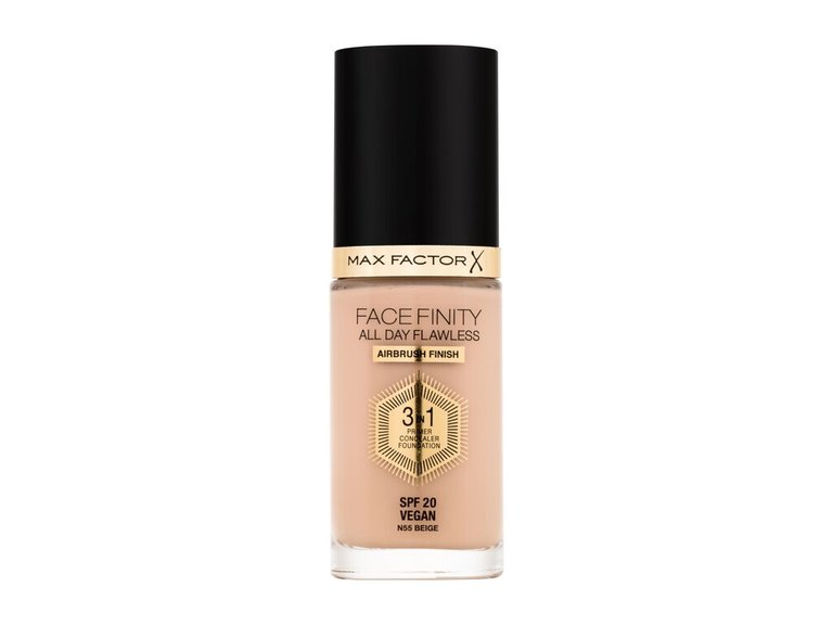 Max Factor Facefinity SPF20 All Day Flawless Podkład N55 Beige 30 ml (1)